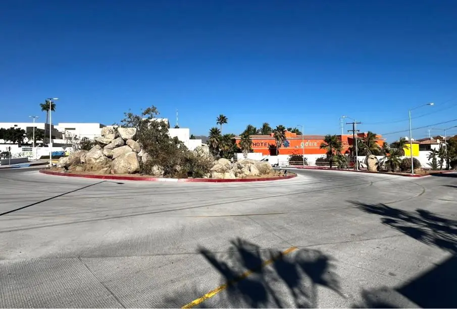 Carretera en Cabo San Lucas rehabilitada por el FOIS