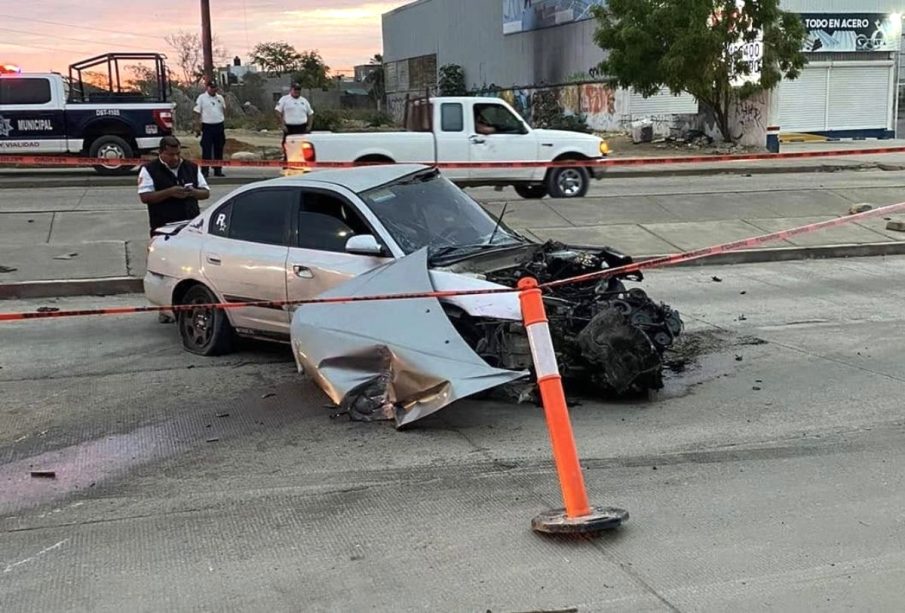 Accidente vial en Cabo San Lucas