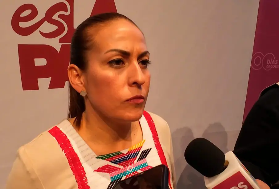 La alcaldesa de La Paz, Milena Quiroga Romero