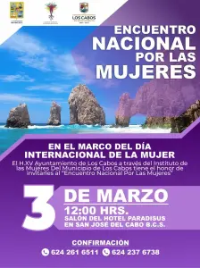 Instituto de las Mujeres de Los Cabos prepara actividades para el Día Internacional de las Mujeres