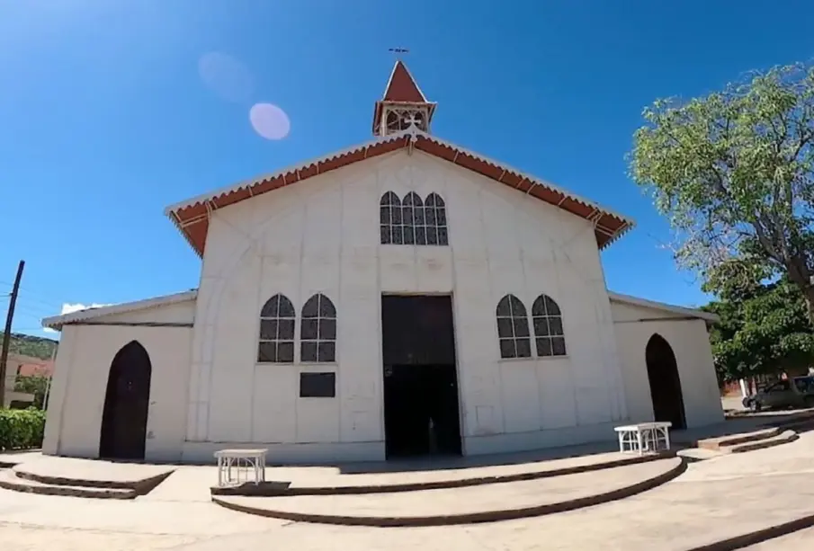 Torre Eiffel, legado en BCS, Iglesia de Santa Bárbara en Mulegé