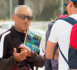 Prestador de servicios turísticos ambulante