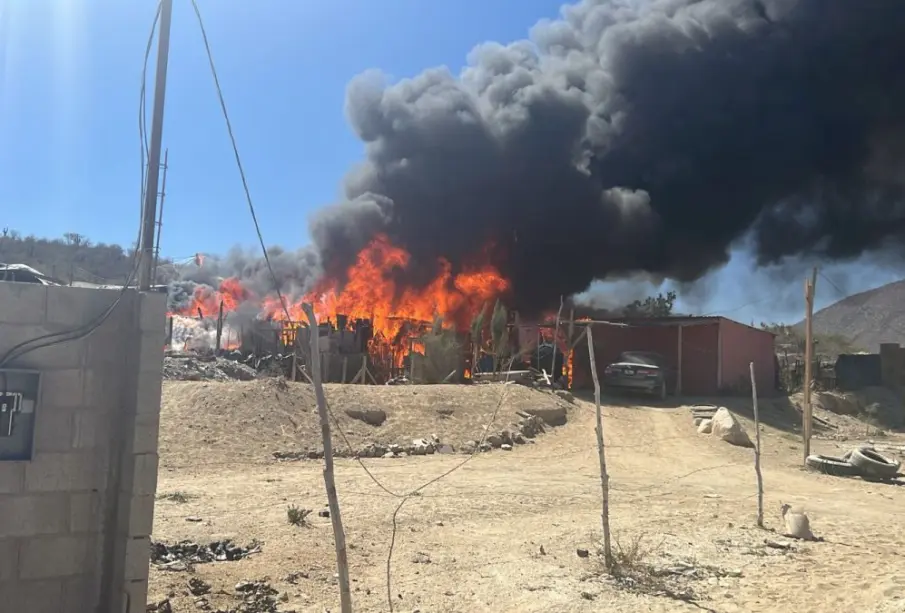 La tarde de este martes, un incendio tuvo lugar en la zona del Vado de Santa Rosa, generando una gran movilización de los cuerpos de emergencia.