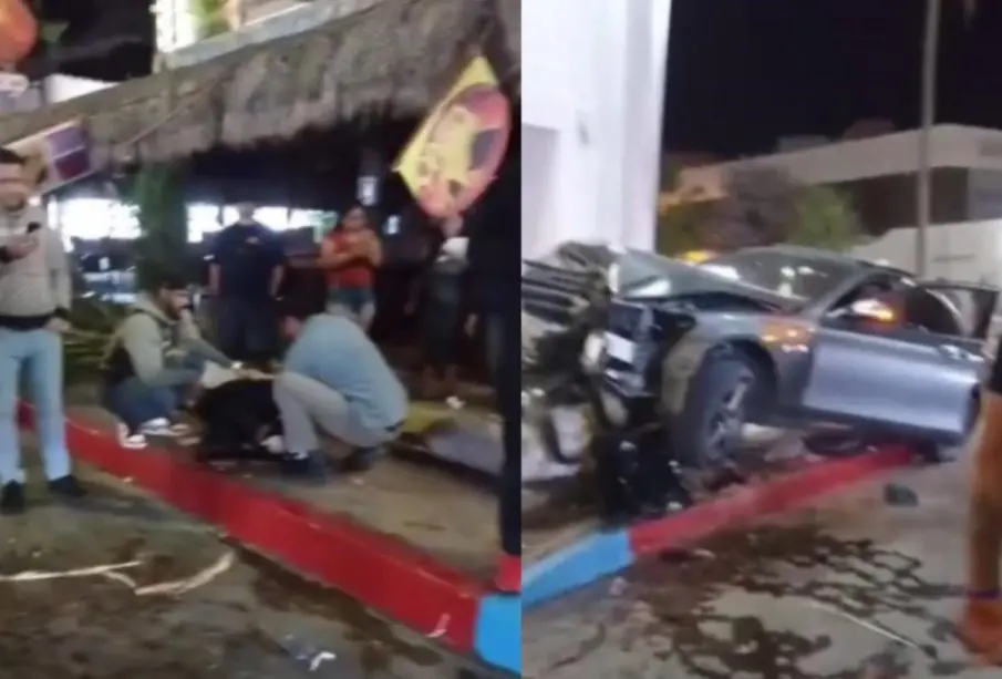Fuerte accidente en Cabo San Lucas, previo a Spring Breake