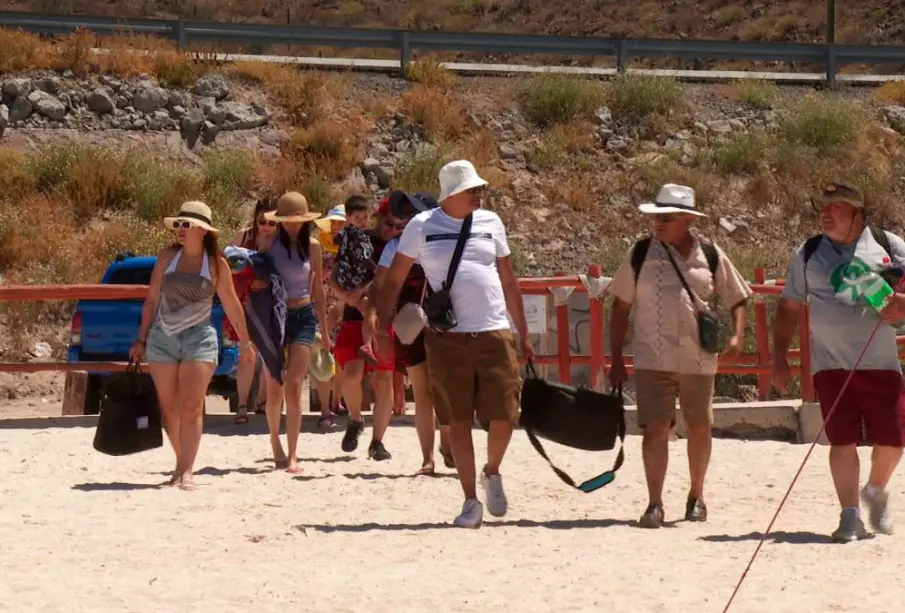 Turistas en La Paz