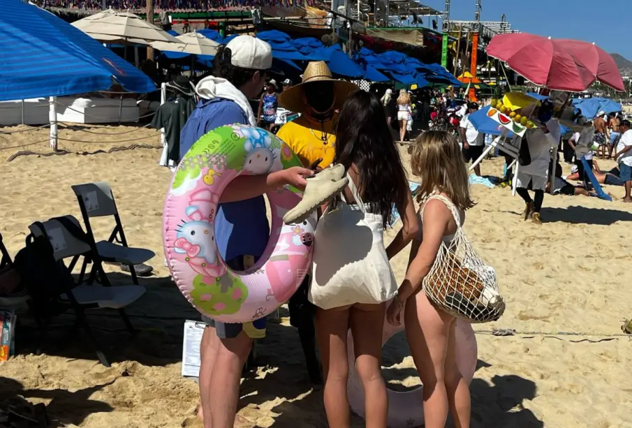 Saldo blanco en durante Spring Break en Los Cabos