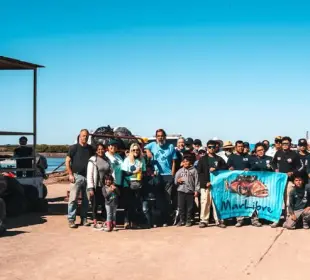 jornada de limpieza llevada a cabo en enero en playas y áreas cercanas a Puerto Chale