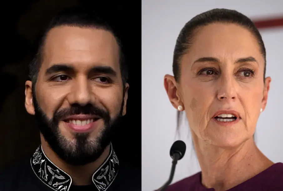Nayib Bukele y Claudia Sheinbaum