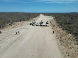 La intervención se realizó tras una denuncia recibida por la Guardia Nacional, que alertó sobre la posible existencia de un aeródromo ilegal en la zona.