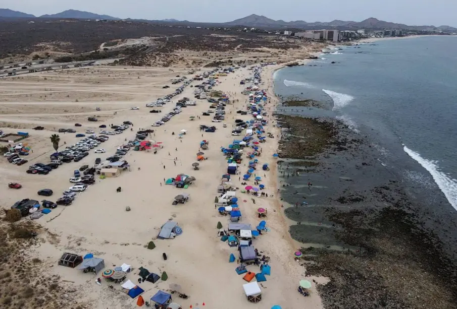 Playas de Los Cabos reciben 140 mil visitante