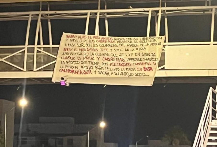 Aparecen presuntas narcomantas en La Paz