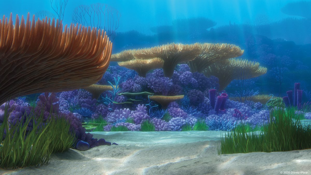 Como se ve el océano en la película de Buscando a Nemo
