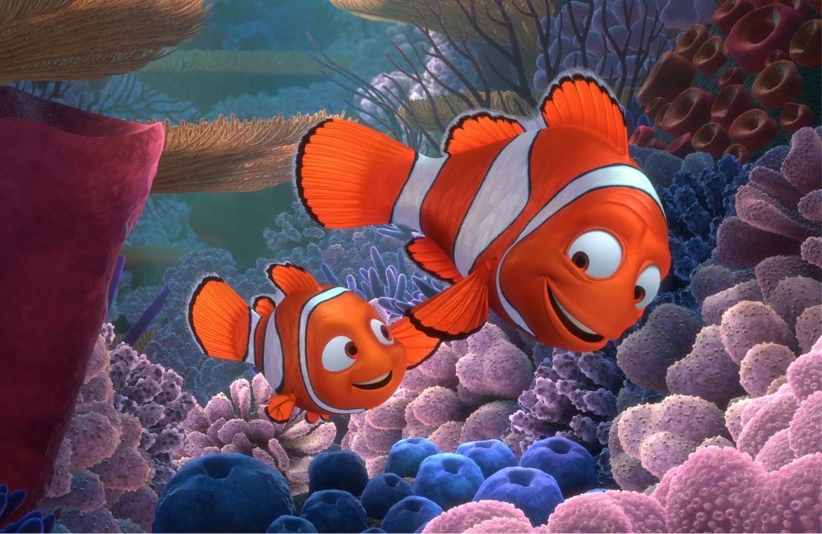 Nemo y Marlin de Buscando a Nemo