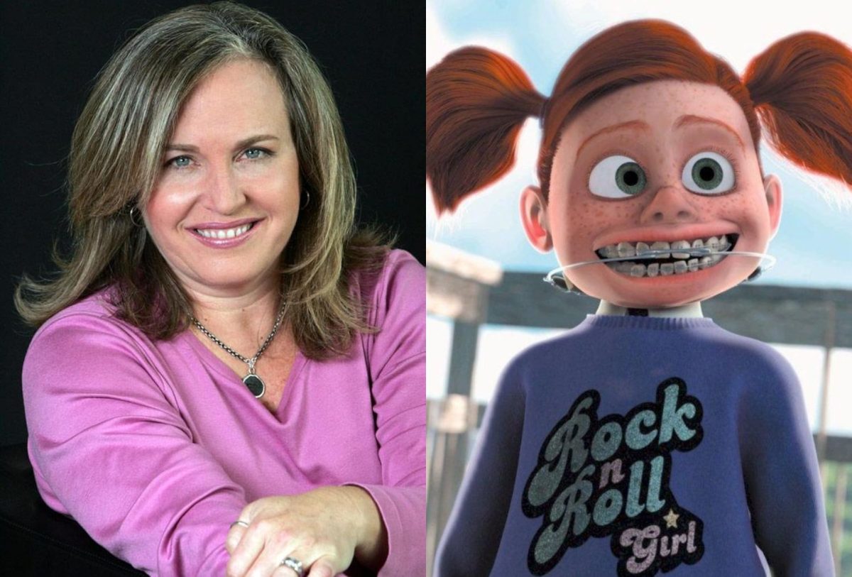 Darla K. Anderson y la niña del consultorio dentista