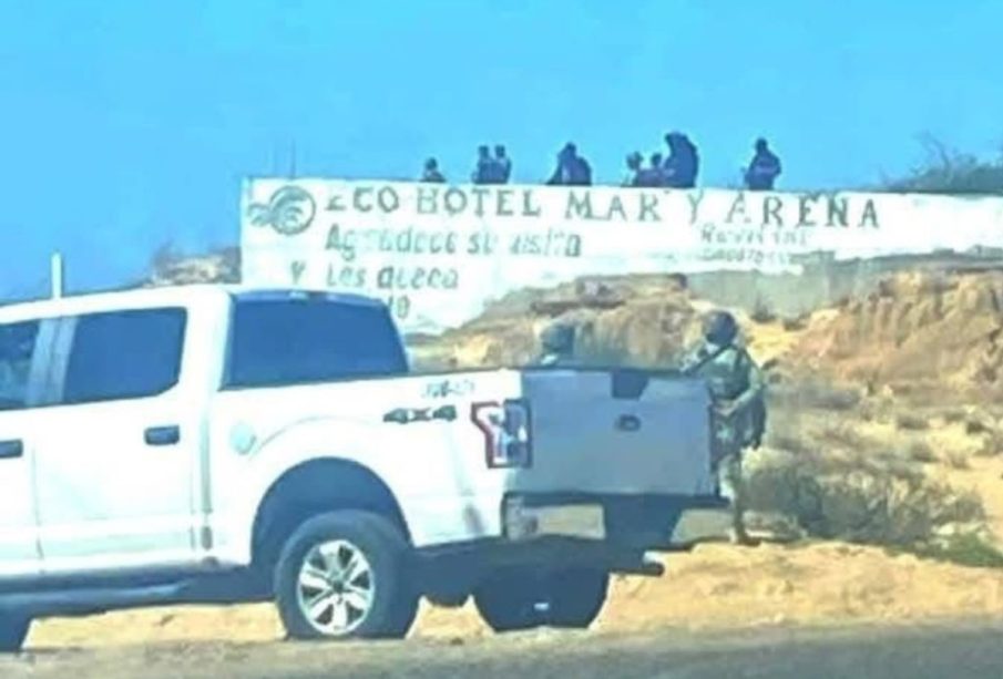 Ataque en Puerto San Carlos