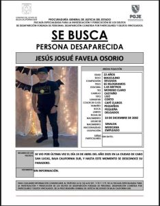 A más de un mes de su desaparición, continúa sin conocerse el paradero de tres jóvenes originarios de El Fuerte, Sinaloa, quienes fueron vistos por última vez en el municipio de Los Cabos.