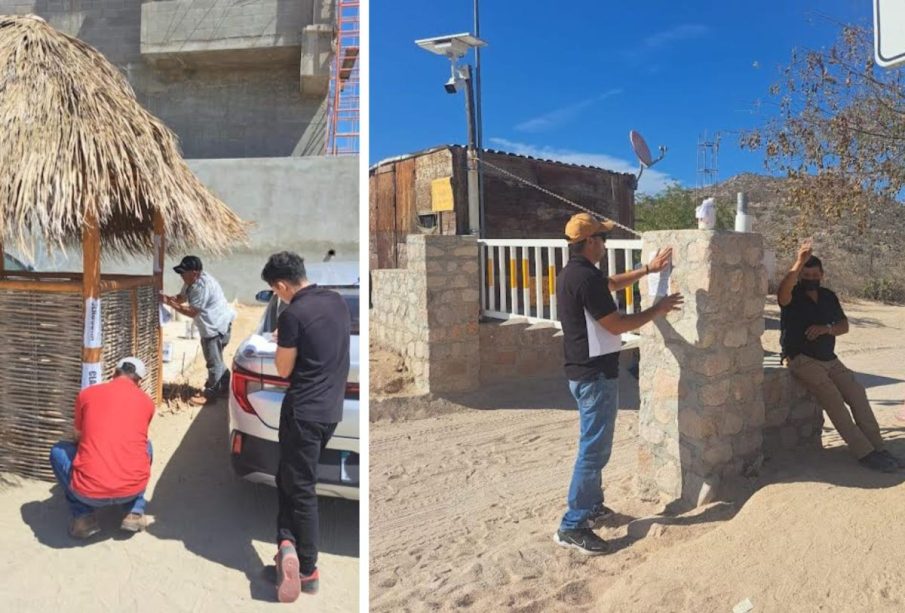 Accesos a playasen La Paz