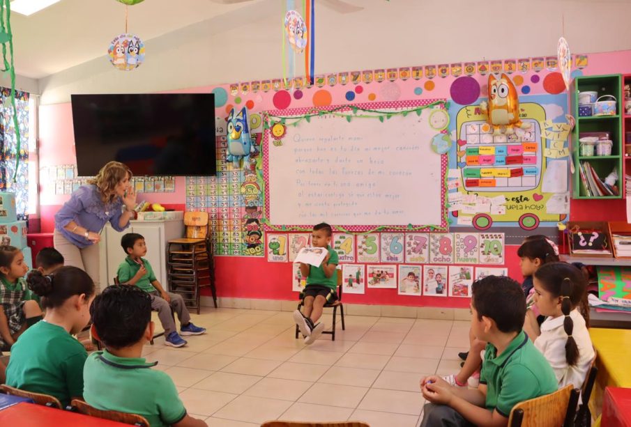 Salón de clases en prescolar