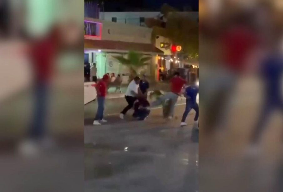 Agresión física entre personas de La Paz, BCS