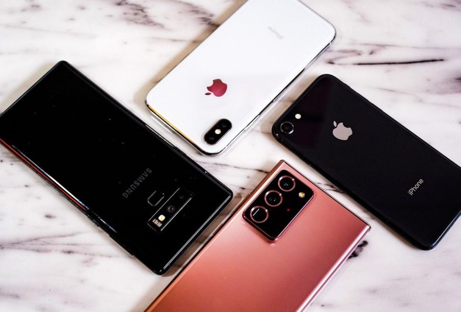 Celulares en uso