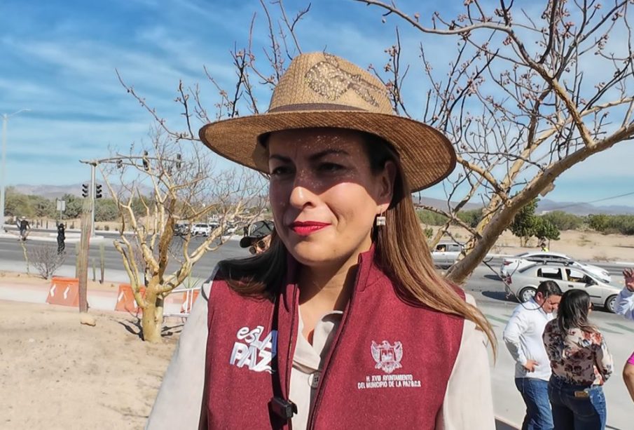 La alcaldesa de La Paz, Milena Quiroga Romero