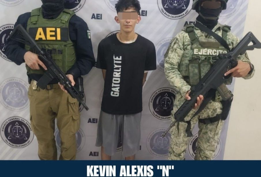 Presunto homicida, joven de 21 años, es detenido en Tijuana