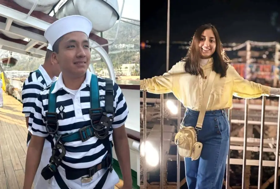 Marinos que murieron en Nueva York del buque Cuauhtémoc