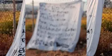 Narcomanta en Ensenada, Baja California