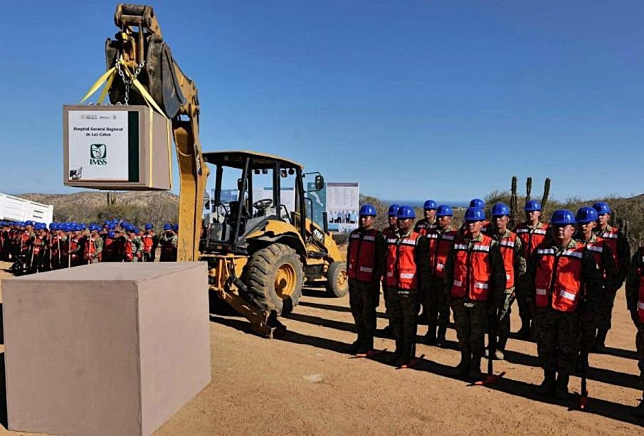 Colocan primera de nuevo hospital del IMSS Universal en Los Cabos