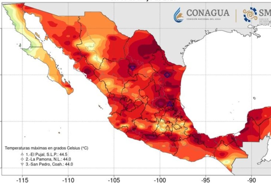 Calor en México.