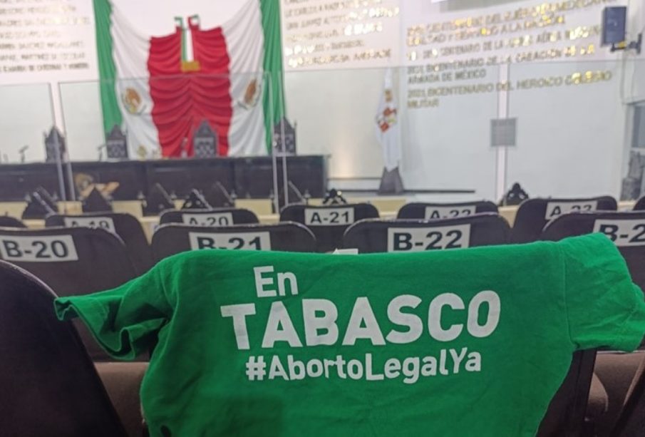 Aborto despenalizado en Tabasco hasta la 12 semana de gestación