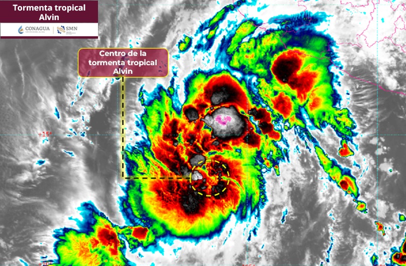 Tormenta tropical “Alvin”