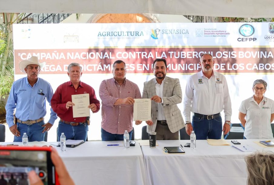 acta de cierre del barrido de tuberculosis bovina