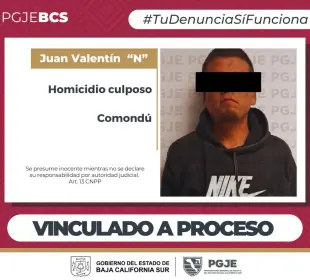 Vinculan a proceso a conductor que atropelló a niño en Comondú