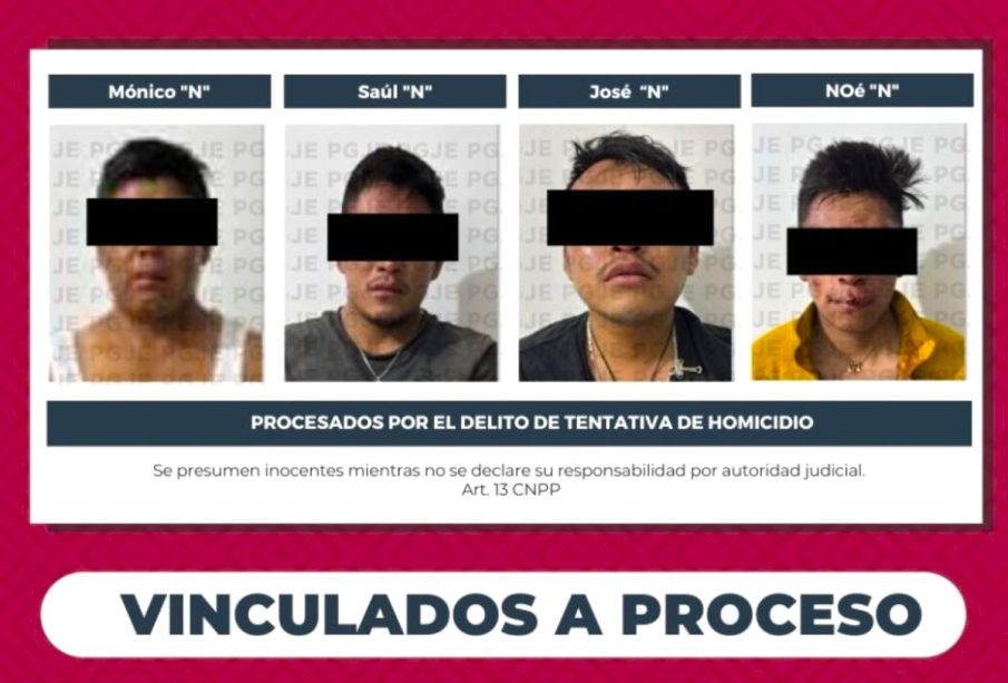 Vinculan a proceso a 4 sujetos en Baja California Sur por quema de camiones y ataque a policías