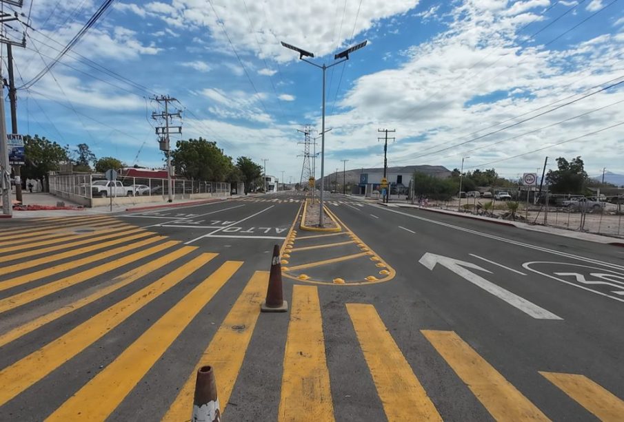 la calle Bahía Concepción, al sur de La Paz