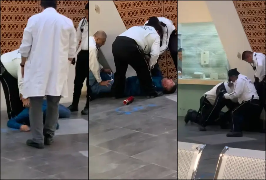 Agresión a derechohabiente del IMSS