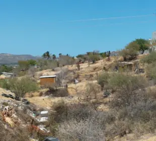 Vecinos reportaron un nuevo asentamiento irregular detrás del fraccionamiento Barlovento, en una cañada cercana al Parque Hundido, en San José del Cabo.