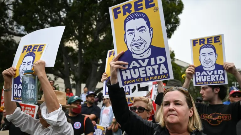 Los Ángeles, David Huerta es liberado tras manifestaciones