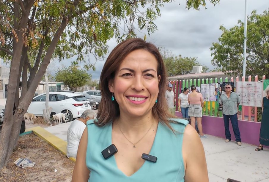 La alcaldesa de La Paz, Milena Quiroga Romero