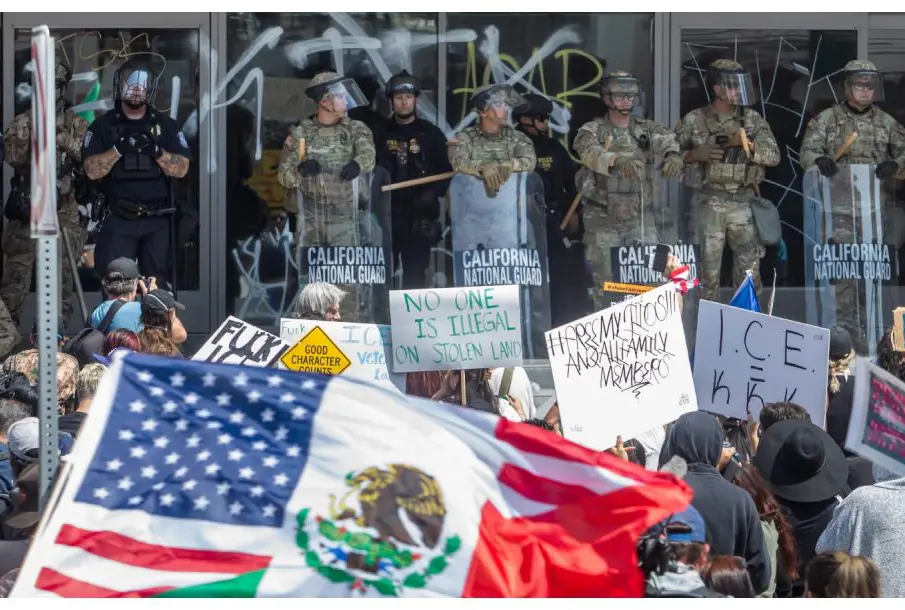 Trump envía 5 mil militares a Los Ángeles