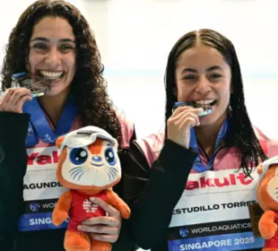 Gabriela Agúndez gana medalla de plata en Mundial de Singapur