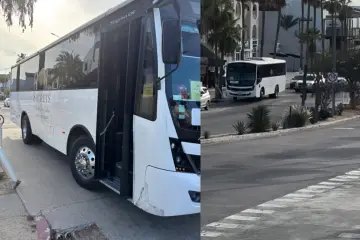 Ciudadano denuncia bloqueo de paso peatonal en playa de San José del Cabo por camión de hotel