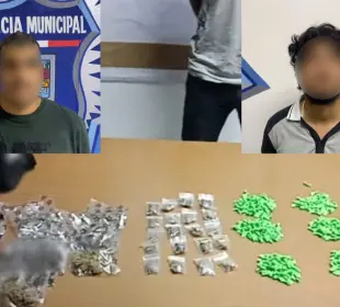 Detienen en Comondú a dos hombres con droga, arma y cartuchos; violencia en la zona dejó cinco ejecutados la semana pasada.