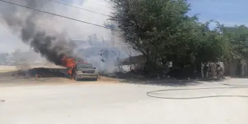 Este sábado, bomberos controlaron un incendio en Cerro de Los Venados, Cabo San Lucas. No hubo lesionados, pero sí pérdidas materiales.