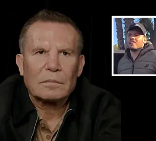 Julio César Chávez y su hijo