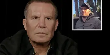Julio César Chávez y su hijo