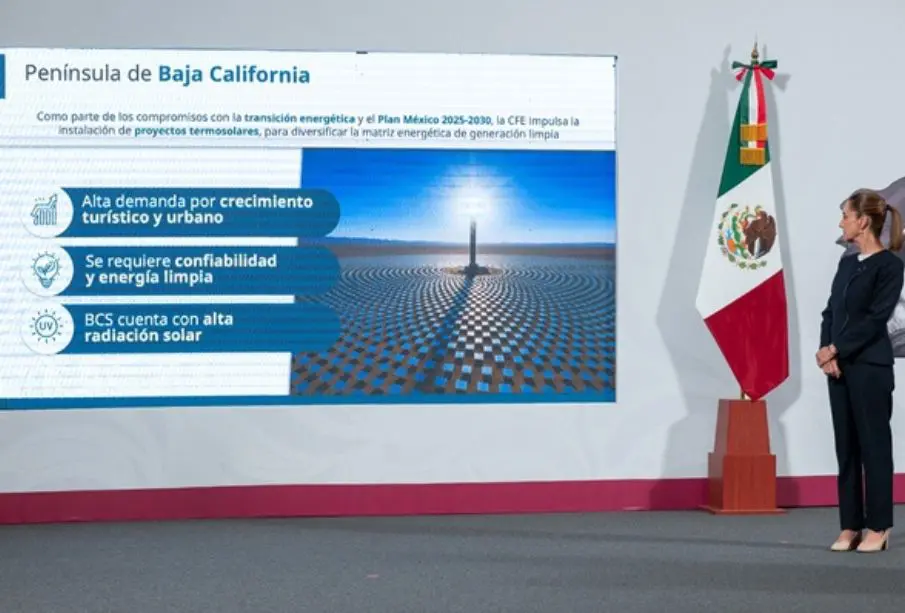 La CROC respaldó la construcción de dos plantas de energía termosolar en Baja California Sur