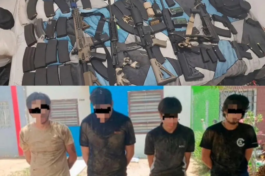 Tres personas fueron rescatadas y cuatro civiles detenidos en Culiacán; entre ellos, presunto operador de "Los Chapitos", alias "El Morral".
