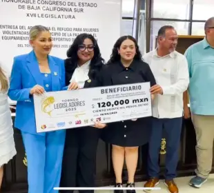 El Congreso del Estado entregó 606 mil pesos recaudados en el Torneo Legisladores 2025.